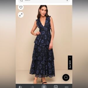 Lulu’s Molinetto Navy Dress